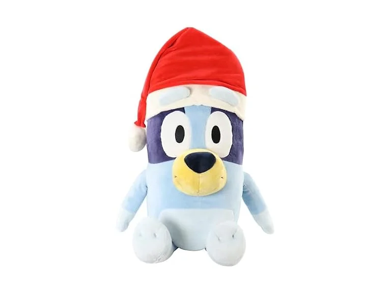 Animal Adventure Bluey with Santa Hat 20-in Plush