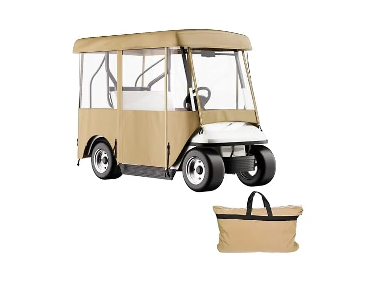 Golf Cart Enclosure, with 4-Sided Fairway