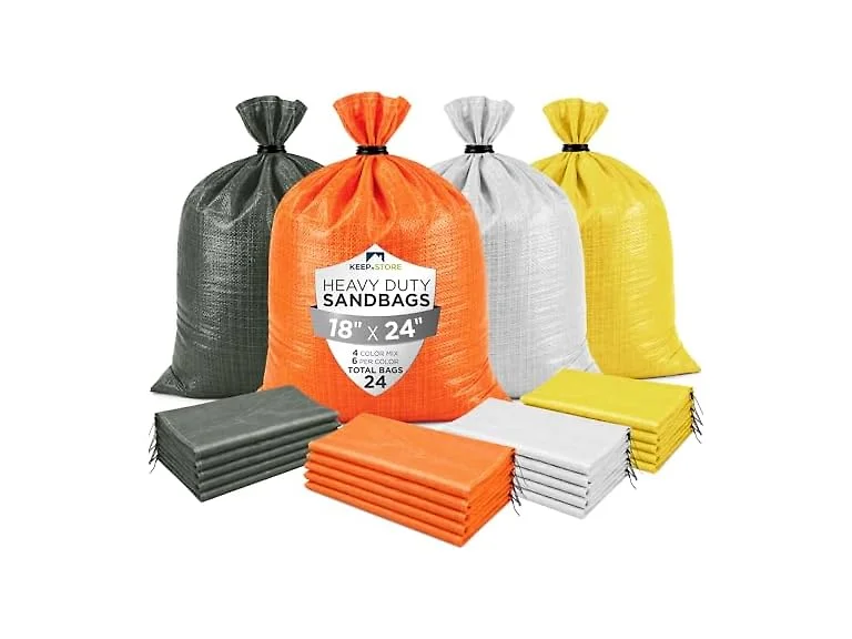 Heavy Duty Sand Bags, Pack of 24 (multicolor)