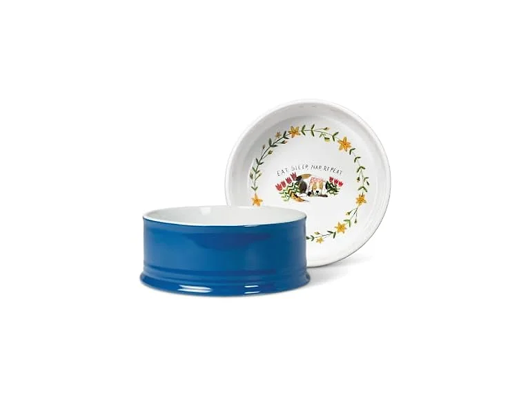 Fringe Studio EAT, Sleep, NAP Navy Small Ceramic Bowl