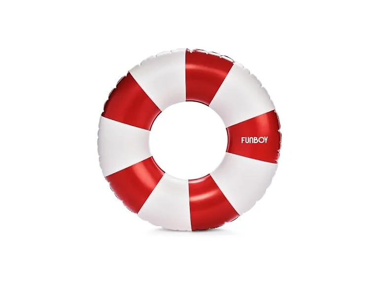 FUNBOY 34" Vintage Red Stripe Kids Pool Float