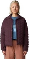 Mountain Hardwear Women's Stretchdown Light Snap Jacket, Blackberry, Medium