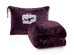 Luxury Home CFLY-PILLOW-BLK-PLU Micro Plus