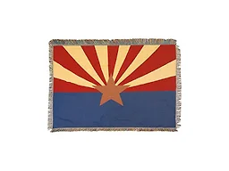 State Flag Woven Tapestry Throw Blanket