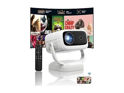 1080P Portable Projector WiFi & Bluetooth