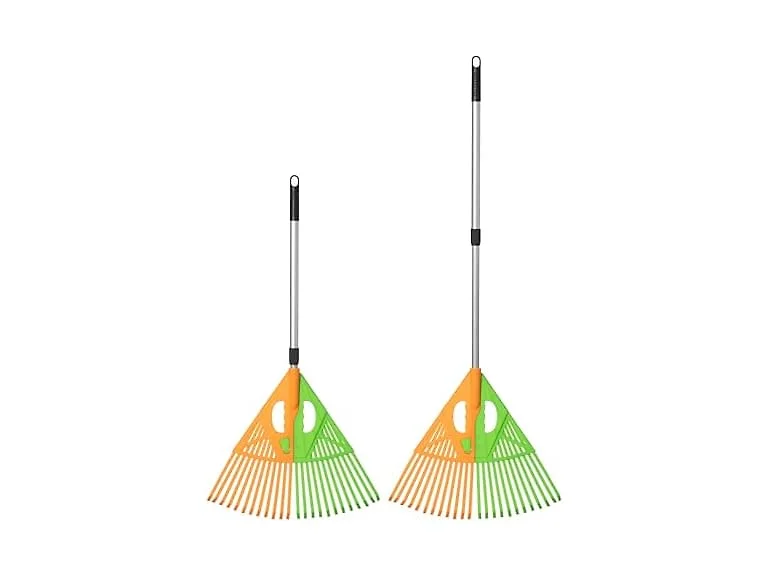 Extendable Long-Handle Rake