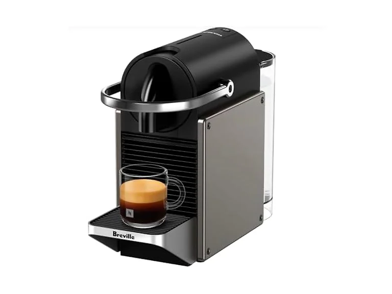 Nespresso Pixie Original Espresso Machine by Breville, Titan