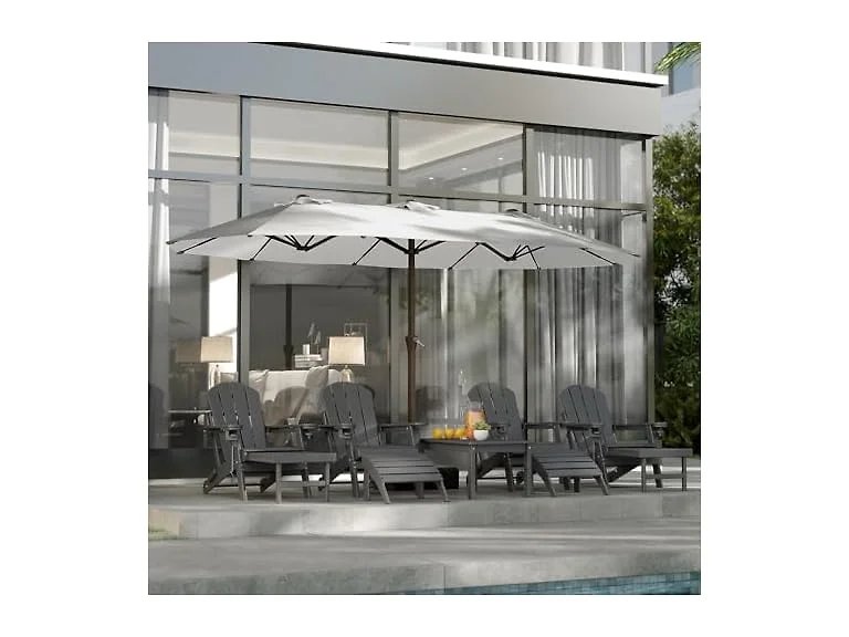 GREENVINES 15FT-Double-Sided-Patio-Umbrella-with-Base