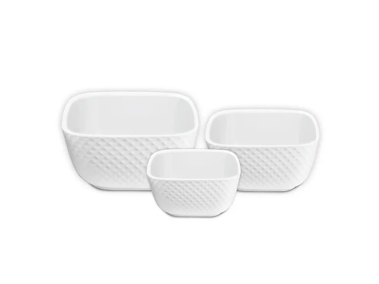 Le Regalo 3 Piece Stoneware Bowl Set