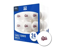 Escalade Sports FWD-ESC-COL-1160 College Team Ping Pong Balls 24-Pack Montana Grizzlies 
