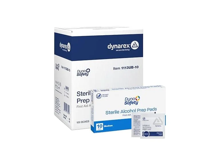 Dynarex DynaSafety Sterile Alcohol Prep Pads