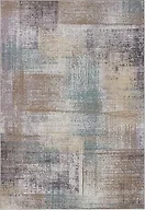Brushed Patchwork Non-Slip Machine Washable Indoor Area Rug or Runner, 2'7"x12', Taupe - Superior 