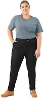 Dickies Womens Super Flex Twill Pant - Skinny, Black, 44