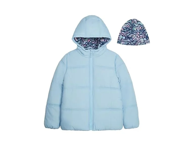 London Fog Girls (4T) Heavyweight Quilted Fleece