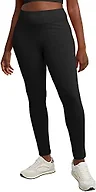 Hanes Women's Stretch Jersey Legging, Black, X-Large