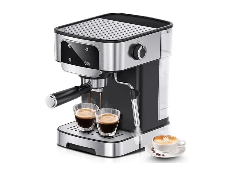 LERTIN 20 Bar Espresso, Milk Frother