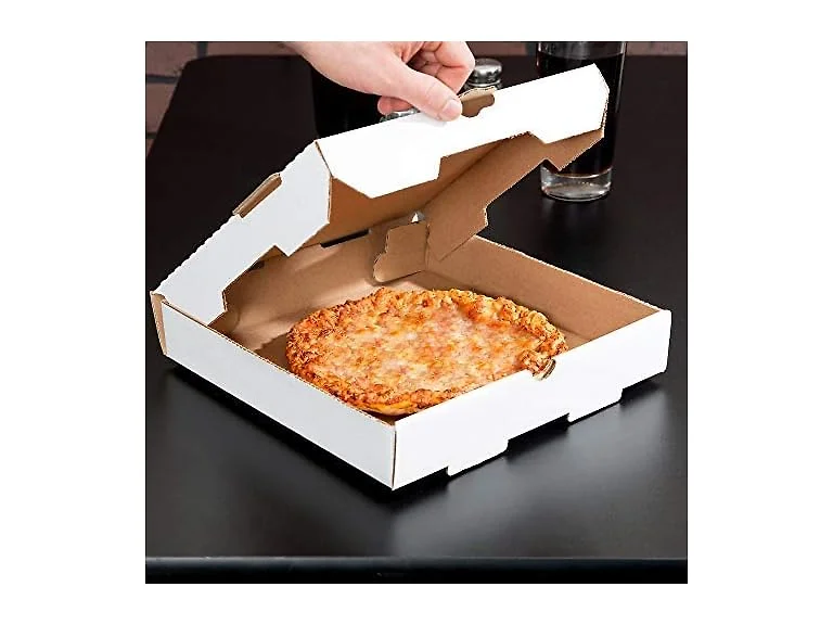 White Corrugated Pizza/Bakery Box 50ct