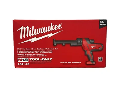 Milwaukee 2641-20 M18 18V Caulk and Adhesive Gun