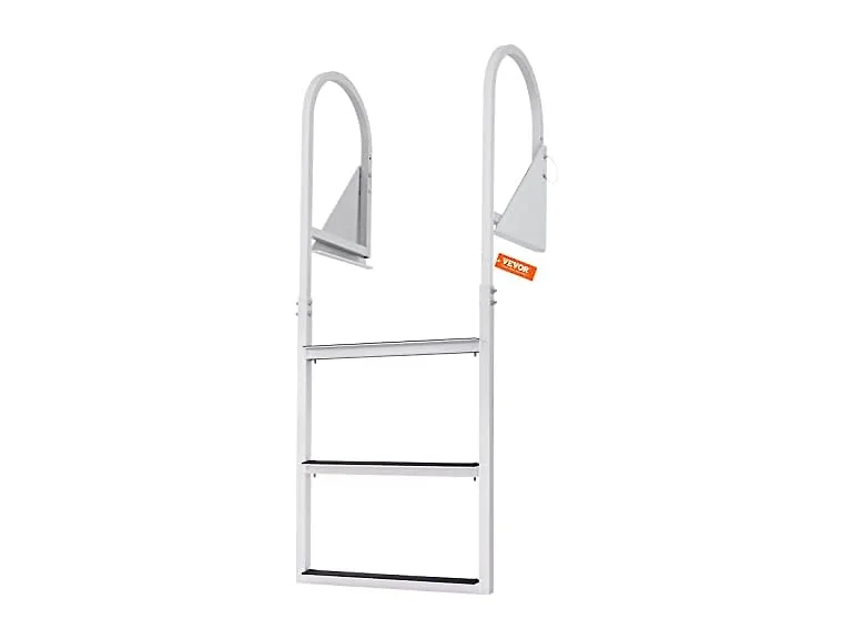 Dock Ladder, Flip-Up 3 Steps, 350 lbs Load