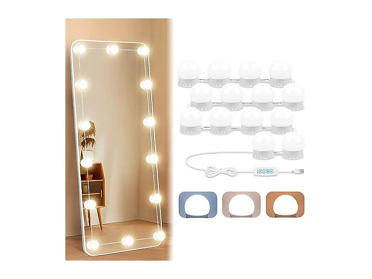 LED Vanity Lights for Mirror, 14 bulbs