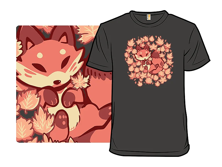 Autumn Leaves Fox