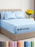 6 Piece Extra Deep Breathable Sheet Set