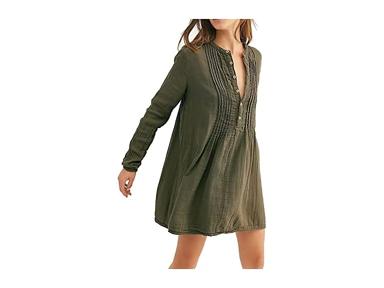 R.Vivimos Women (L) Tunic Dress Fall Cotton Dress