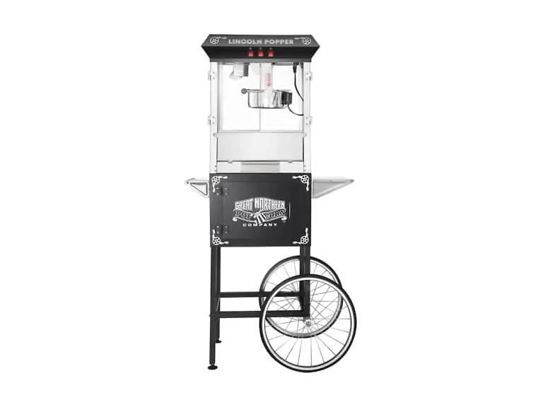 6035 Great Northern Black Antique Style 8oz Popcorn Popper Machine 