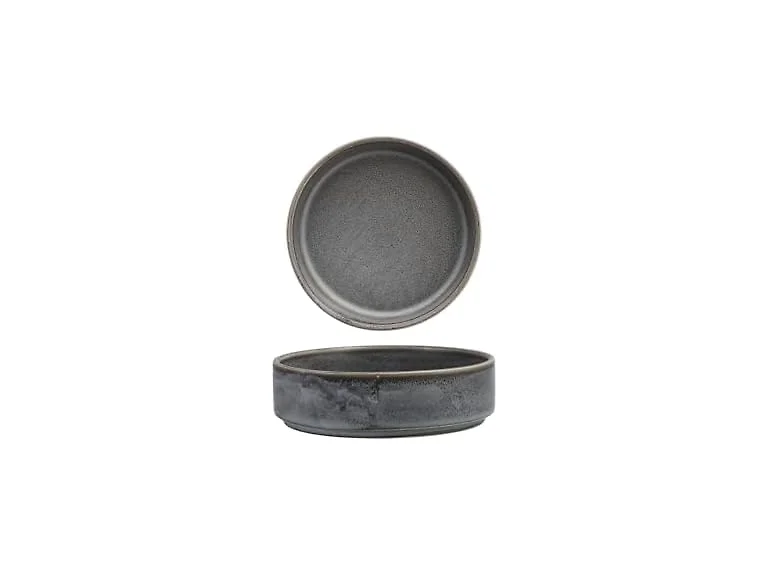 Fortessa Sound Stoneware, 6" Straight Sided Bowl (Set of 4), Thunder