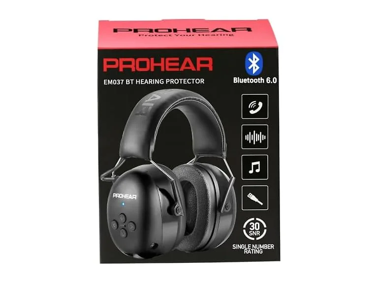 PROHEAR 037 Bluetooth 6.0 Hearing Protection Headphones