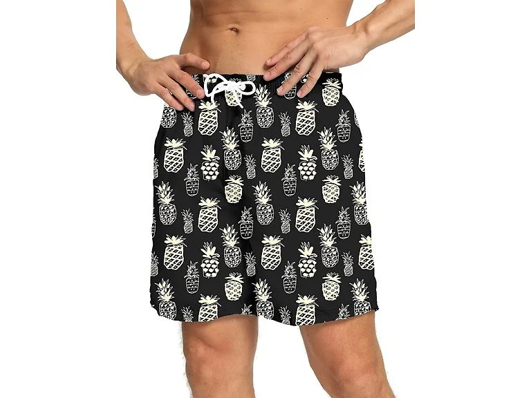 DIORLV Men (XXL) Swim Trunks Mesh Lining Swimwear
