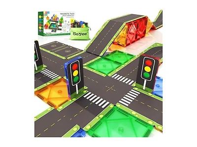 Magnetic Tiles Road Toppers Set