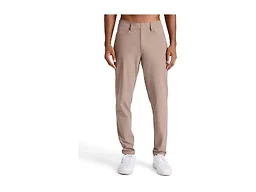Reebok Men’s 5-Pocket Voyager Oblong Pant, Tapered Slim Fit, Lightweight Poly Double-Knit Fabric, Driftwood, 36X32