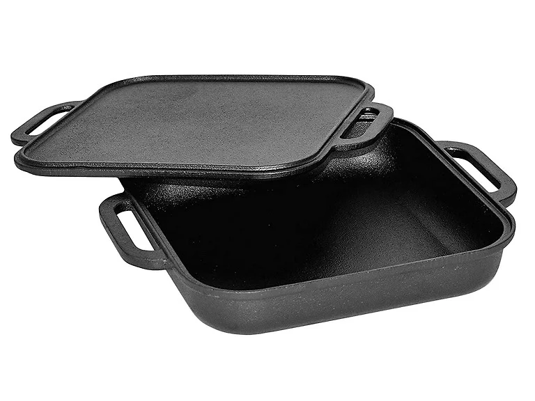 Jim Beam 3-in-1 Cast Iron Skillet