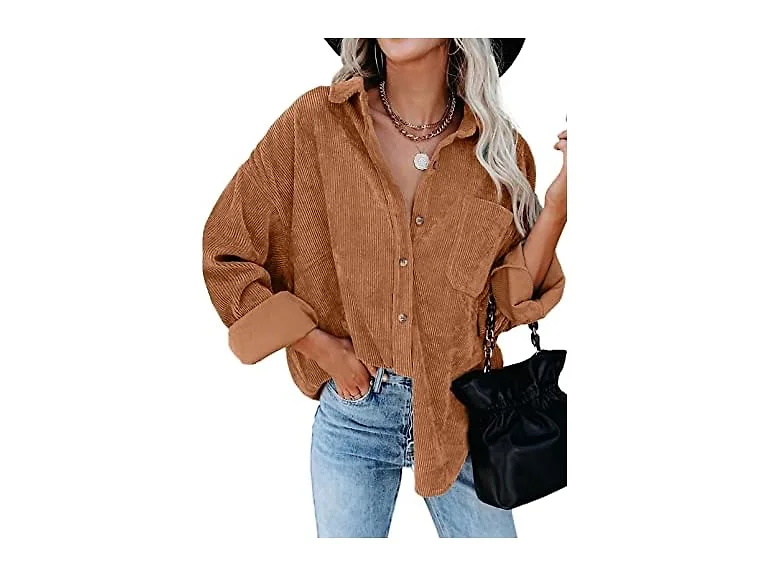 Dokotoo Women (S) Tops Casual Button Down V Tops