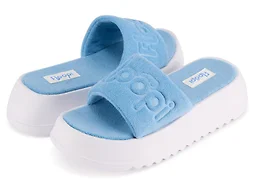 Floopi FLOOPI-549-BLU-10 10 Floopi Womens Terry Wedge S