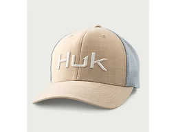 HUK Mens Trucker Hat, Anti-Glare Snapback Fishing Hat for Men, KC Embroidered - Starfish, One Size