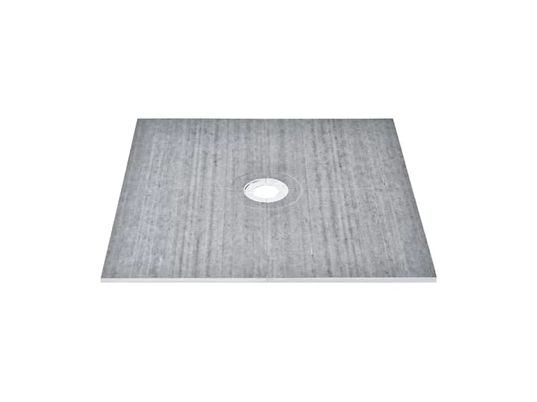 Shower Curb Kit, 72"x72" Shower Pan Kit with