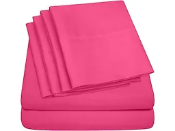 Deluxe Solid Microfiber Sheet Set