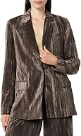 The Drop Women's Blake Long Blazer, Java Velvet, X-Small