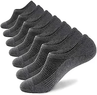 Men's No Show Cotton Socks 7 Pairs