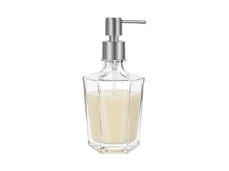 OGGI 9.5oz Concave Glass Soap Dispenser