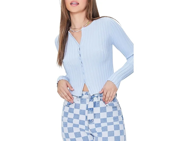 Forever 21 Women (M) Ribbed Knit Cardigan Sweater