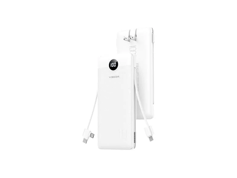 VEGER 10000mAh Power Bank Wall Plug