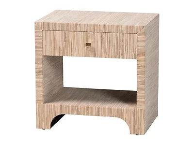 bali & pari Jaques Grasscloth Nightstand