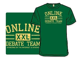 Online Debate Team - Men's Small