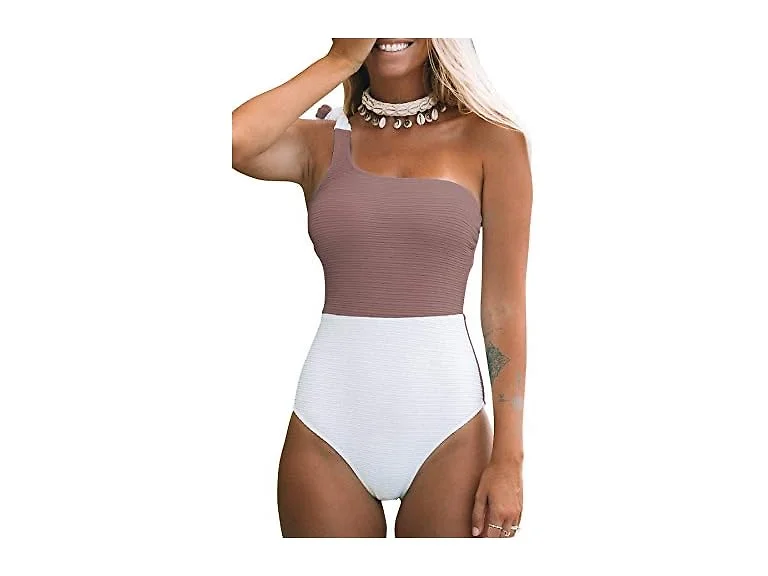 CUPSHE One Piece Shoulder Strap Swimsuit