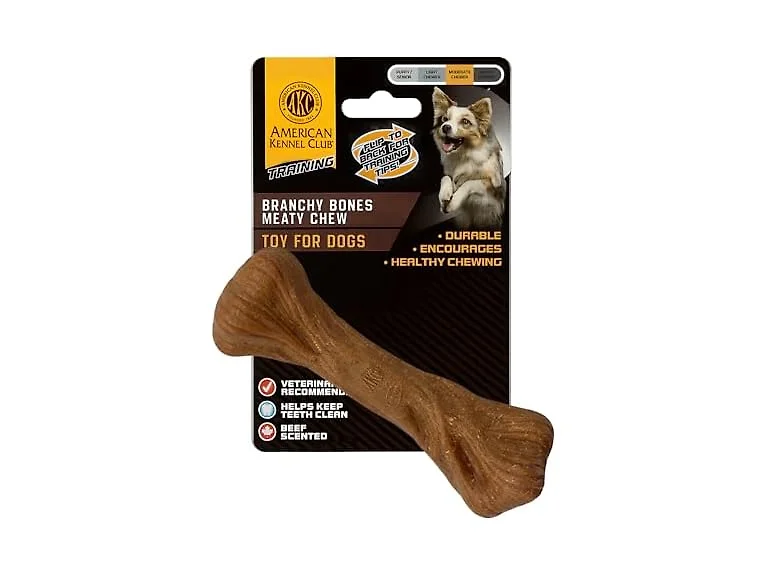American Kennel Club Training Dog Chew Toy, Natural