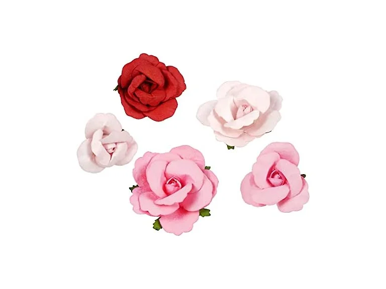 Recollections Pink & Red Paper Roses, 36ct.