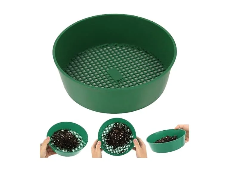 Pineeseatile GAR-32 (2 Pack) Garden Soil Sieve Sifter